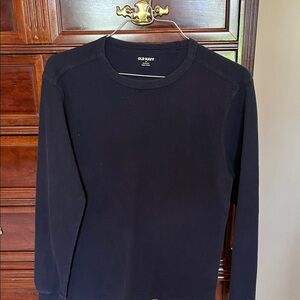 Old Navy Blue Waffle Knit Top